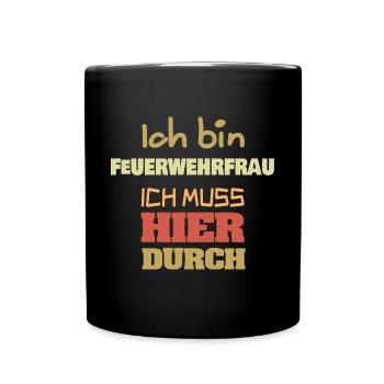 Firewoman - Full Colour Mug - black - Front