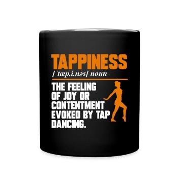 Professeur de claquettes Danseuse de claquettes Claquettes - Mug uni - noir - Devant