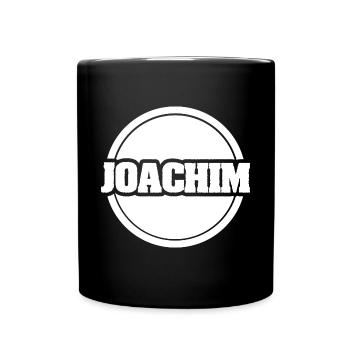 Joachim comme prénom - Mug uni - noir - Devant
