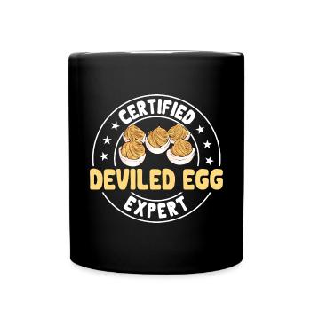 Oeufs farcis Oeufs farcis - Mug uni - noir - Devant