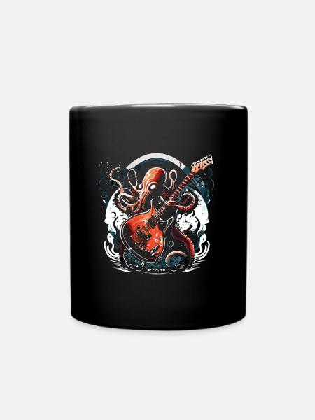 Oktopuss Rocker - Tasse einfarbig - Schwarz