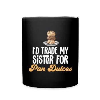 Concha Hispanique Mexicain Pan Dulce - Mug uni - noir - Devant
