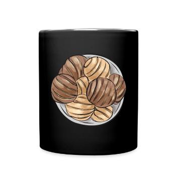 Concha Hispanique Mexicain Pan Dulce - Mug uni - noir - Devant