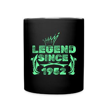 Geschenkidee 1952 - Tasse einfarbig - Schwarz - Vorne