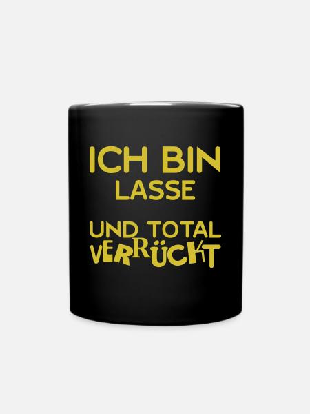 Lasse - Tasse einfarbig - Schwarz