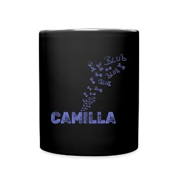 Segeln Camilla - Tasse einfarbig - Schwarz - Vorne