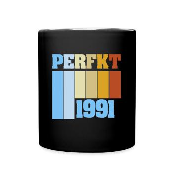 Parfait 1991 - Mug uni - noir - Devant
