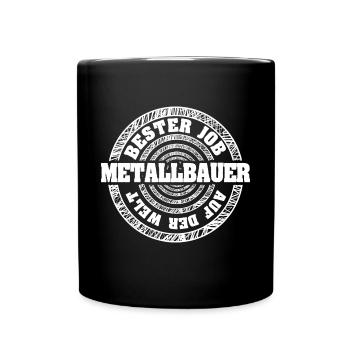 Metalworker as a job - Full Colour Mug - black - Front