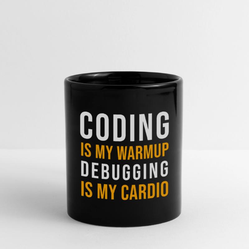 Programmierer Entwickler Programmierer Programmieren IT Computer Tasse einfarbig