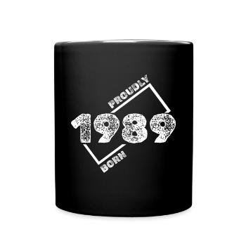 1989 - Tasse einfarbig - Schwarz - Vorne