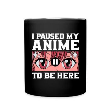 Anime Cosplay Kawaii Japan Anime - Tasse einfarbig - Schwarz - Vorne