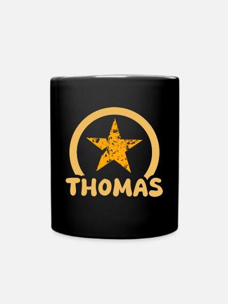 Thomas - Tasse einfarbig - Schwarz