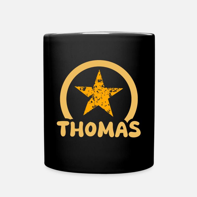 Thomas - Tasse einfarbig - Schwarz