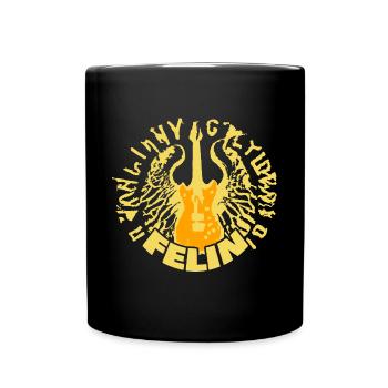 Gitarre Felin - Tasse einfarbig - Schwarz - Vorne