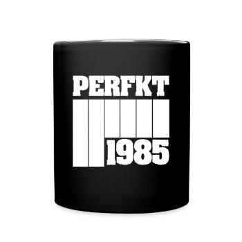 1985 - Tasse einfarbig - Schwarz - Vorne