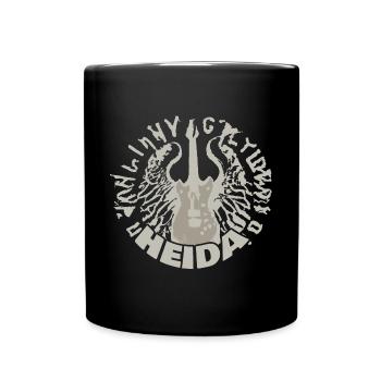 Heida comme guitare - Mug uni - noir - Devant