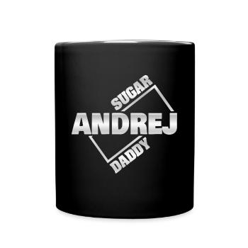Sugardaddy Andrej - Tasse einfarbig - Schwarz - Vorne