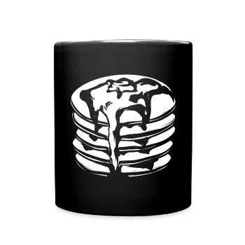 Pancake Breakfast Pancakes - Full Colour Mug - black - Front