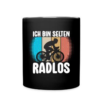 Rarement vélo sans roues vélo de montagne vélo de route vélo - Mug uni - noir - Devant