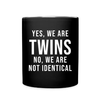 Twins - Full Colour Mug - black - Front
