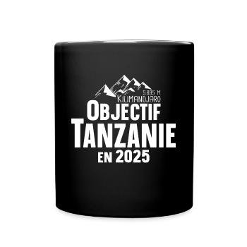2025 Tanzanie Kilimandjaro Montagne Afrique - Mug uni - noir - Devant