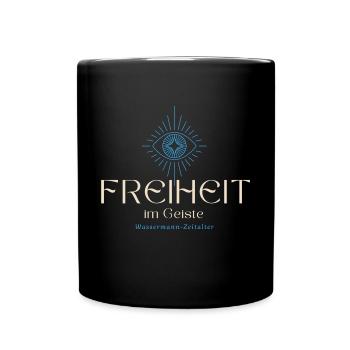 La liberté dans l’ - Mug uni - noir - Devant