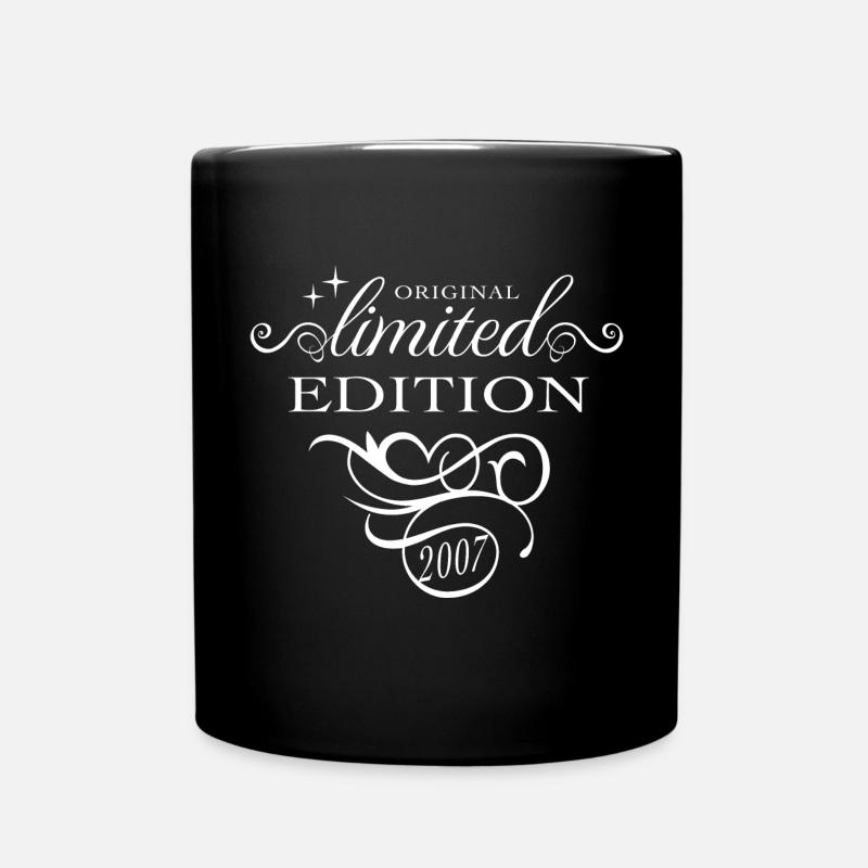 Millésime 2007 Édition Limitée - Femme - Mug uni - noir