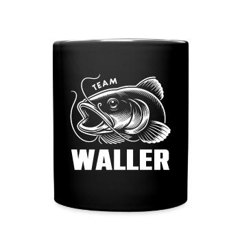 Équipe Poisson-chat Poisson-chat Pêche sportive - Mug uni - noir - Devant