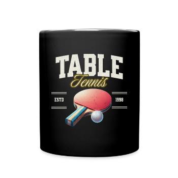 Ping-pong - Mug uni - noir - Devant