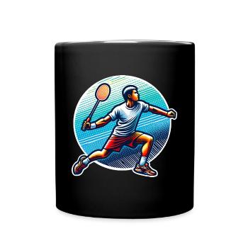 Badminton - Tasse einfarbig - Schwarz - Vorne