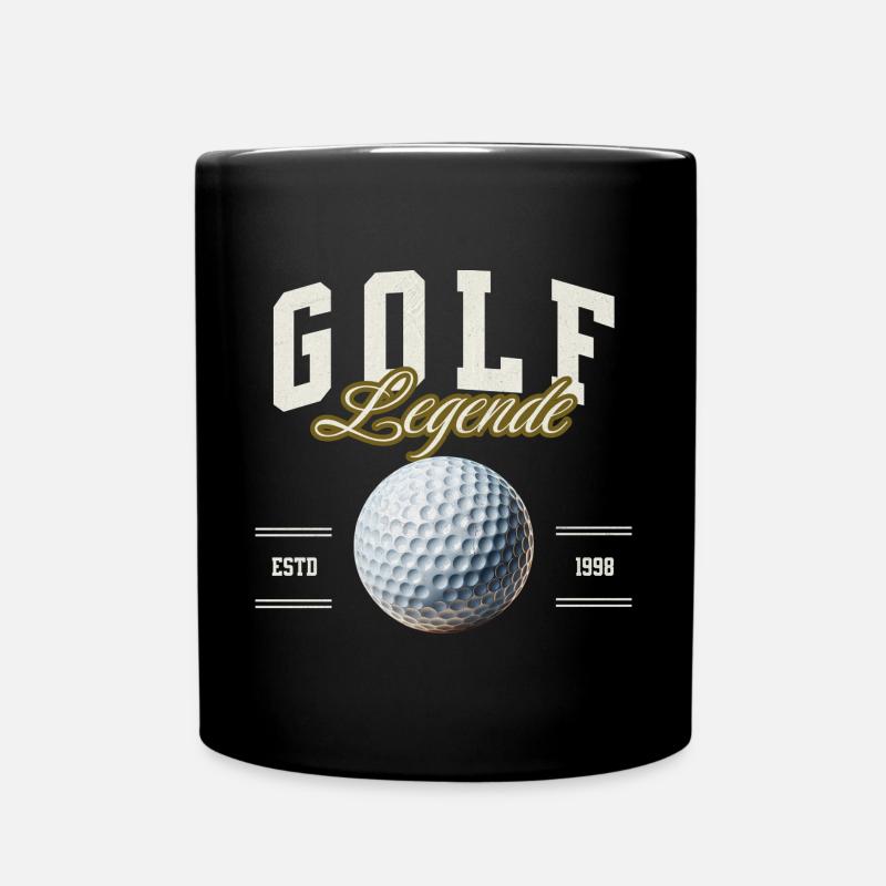 Golf - Tasse einfarbig - Schwarz