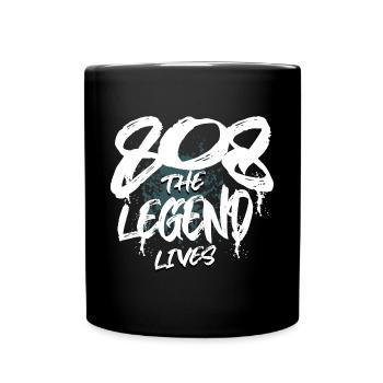 808 Analog SYNTHESIZER Drum Machine - Full Colour Mug - black - Front