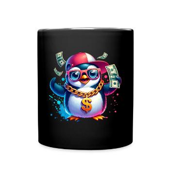 Penguin - Full Colour Mug - black - Front