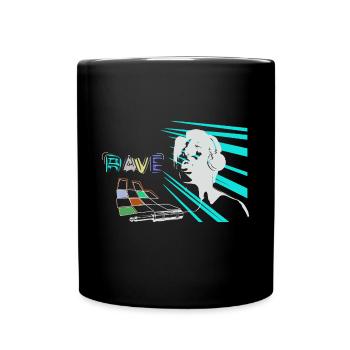 rave - Full Colour Mug - black - Front