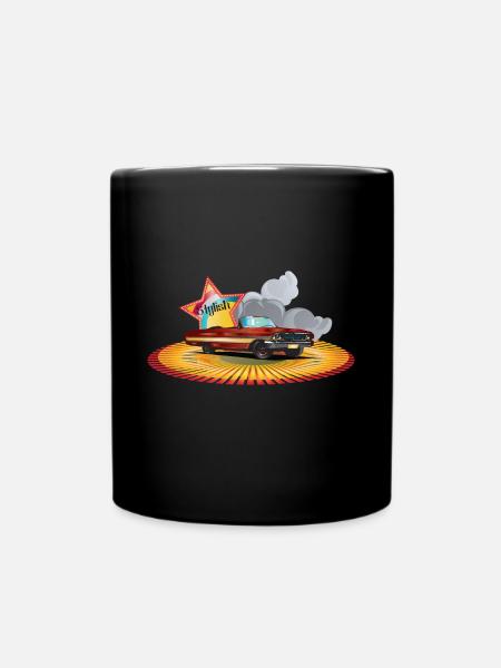 Stylish Oldtimer - Tasse einfarbig - Schwarz