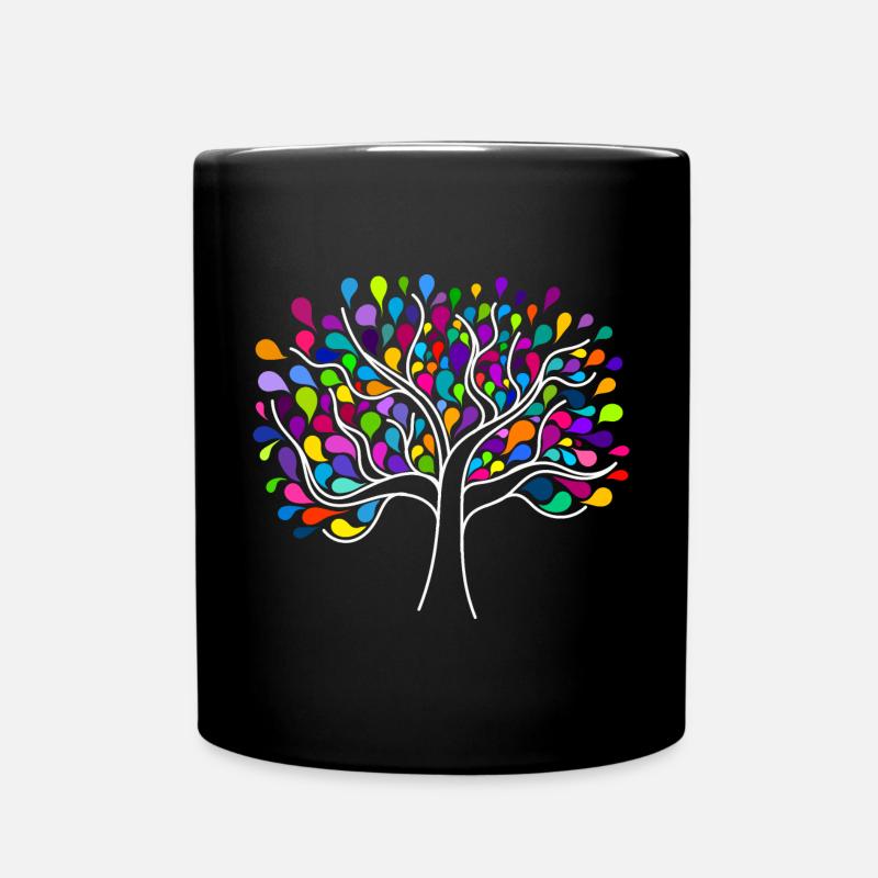 Arbre de vie - Mug uni - noir