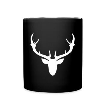 bois - Mug uni - noir - Devant