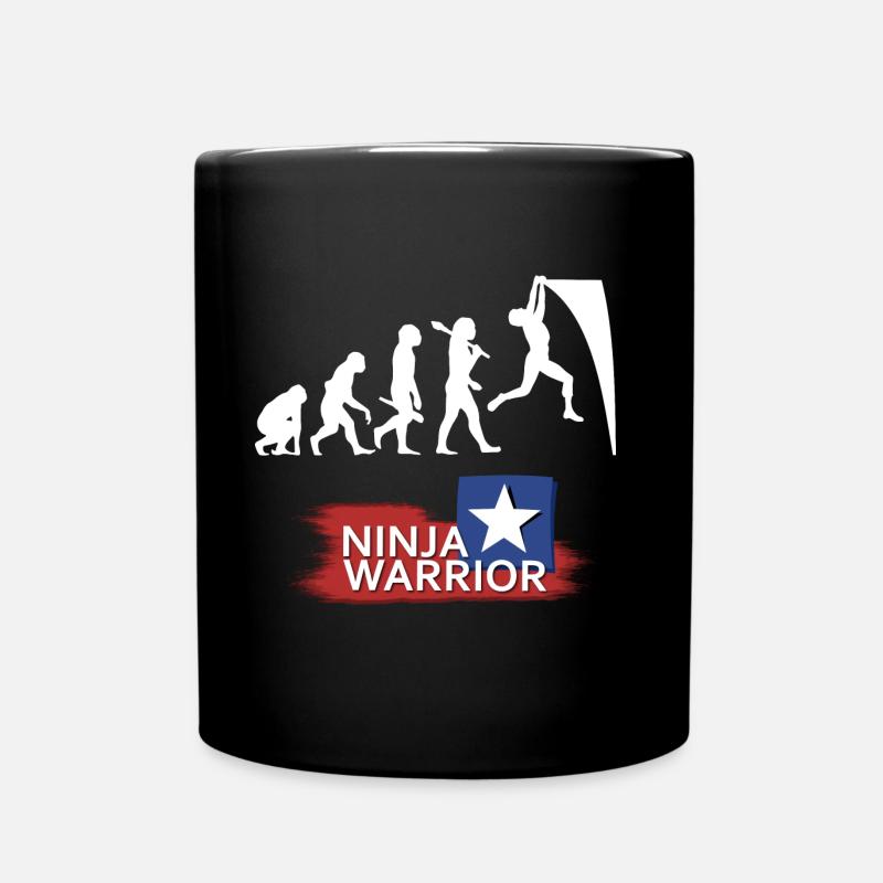 Ninja Warrior Evolution - Full Colour Mug - black
