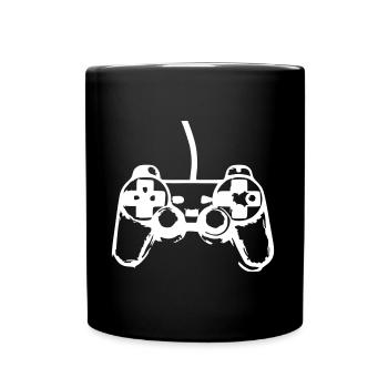 Gaming Controller Spiel Design zum Zocken Geschenk - Tasse einfarbig - Schwarz - Vorne