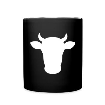 cow head beef - Full Colour Mug - black - Front