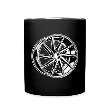 Jdm / Tuning / Turbocharger / Rims / Chiptuning - Full Colour Mug - black - Front