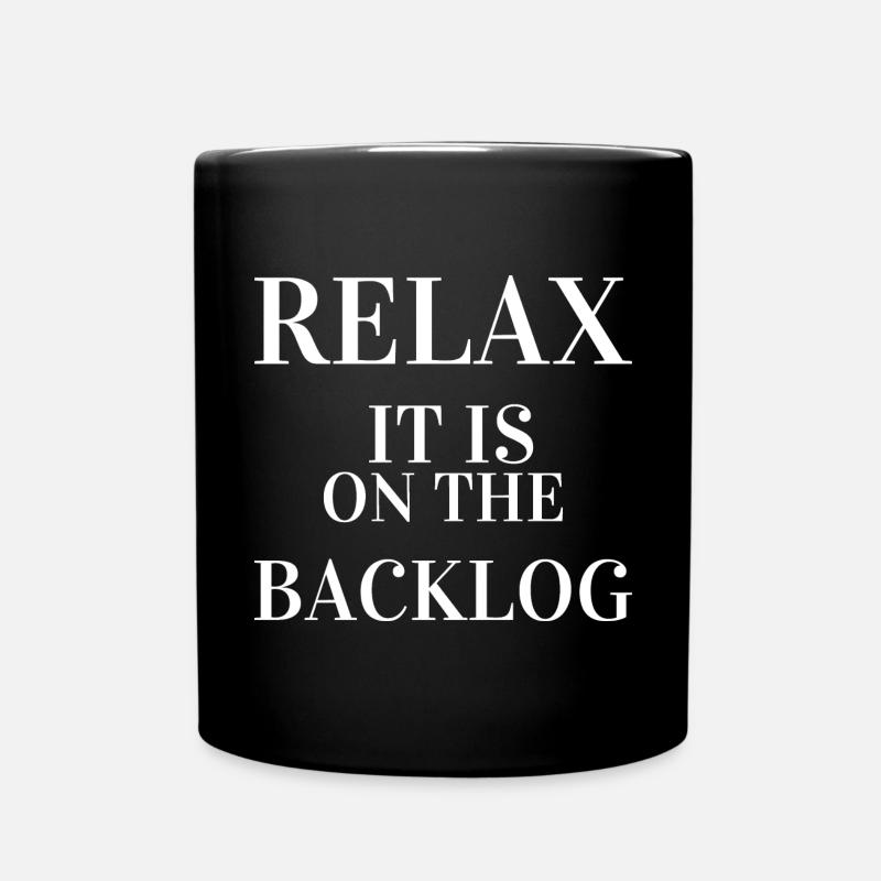 Détendez-vous c’est sur le backlog Product Owner - Mug uni - noir