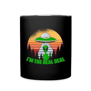 I'm the really funny extraterrestrial life - Full Colour Mug - black - Front