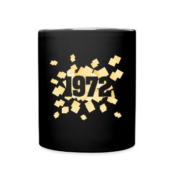 Né en 1972 - Mug uni - noir - Devant