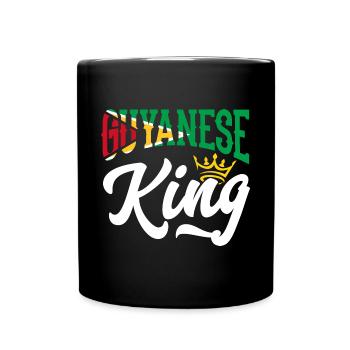 GuyanaIs Roi Guyana Guyana Drapeau - Mug uni - noir - Devant