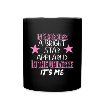 Queens are born in september - Mug uni - noir - Devant