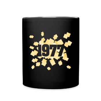 Born in 1977 - Full Colour Mug - black - Front