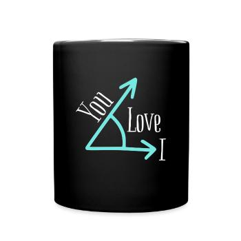 I love you - Mug uni - noir - Devant