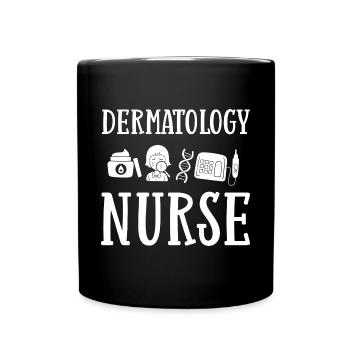Dermatologie Hautpflege Haut Medizin Erkrankung - Tasse einfarbig - Schwarz - Vorne