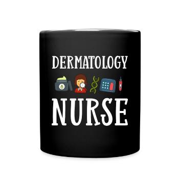 Dermatologie Hautpflege Haut Medizin Erkrankung - Tasse einfarbig - Schwarz - Vorne